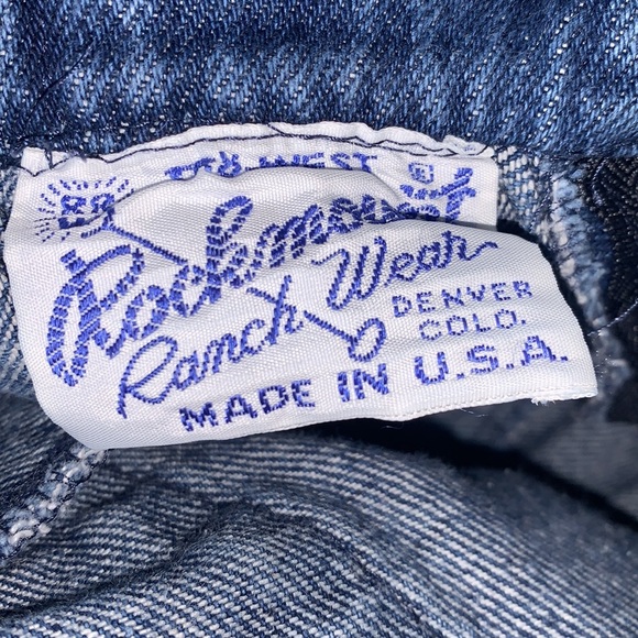 Vintage 70’s Rockmount Ranch Wear Denim Western Skirt - Picture 7 of 7